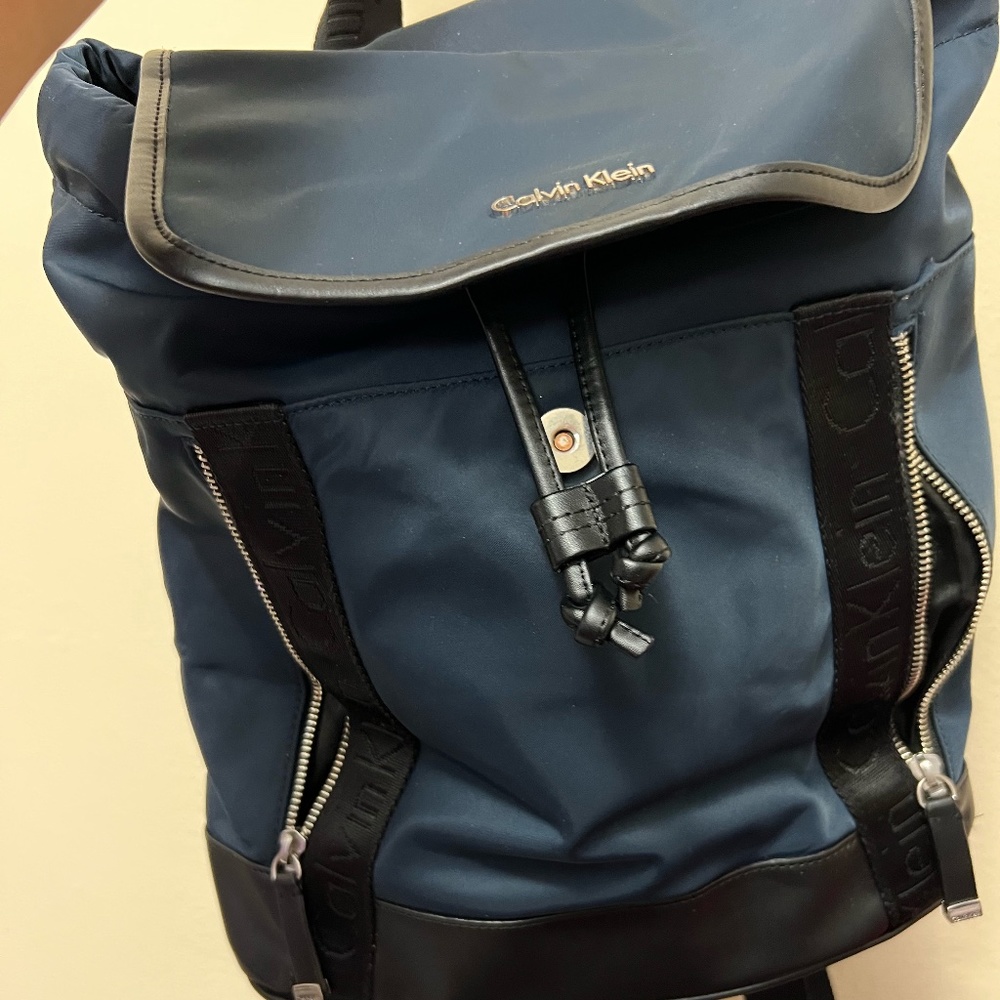 Calvin Klein Navy Blue Backpack | Used a few times, in great condition